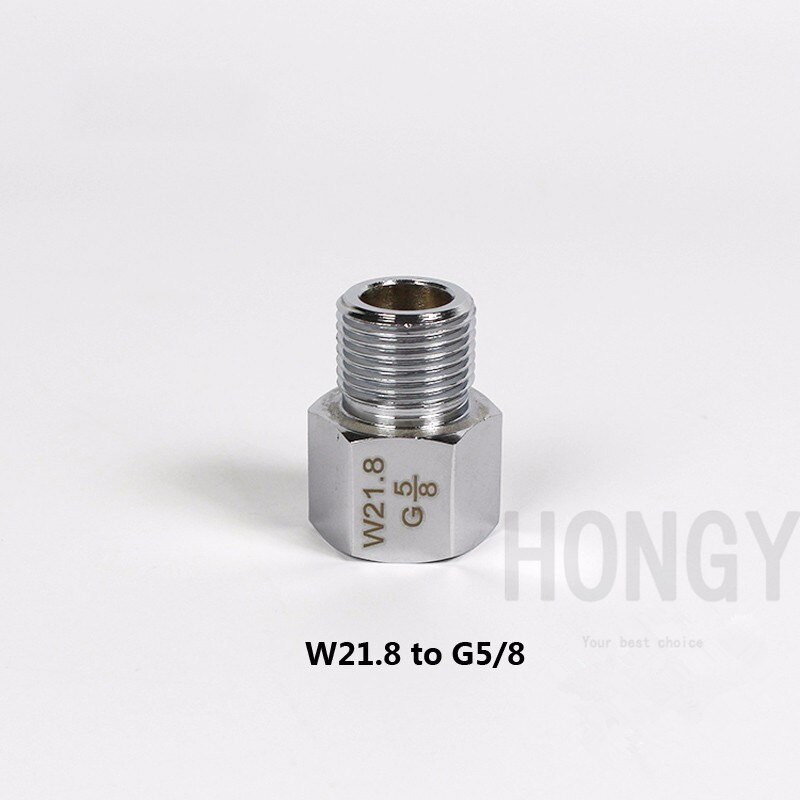 HONGYI 1 stuk aquarium connector adapter converters voor CO2 cilinder regulator G5/8, W21.8, M22: green