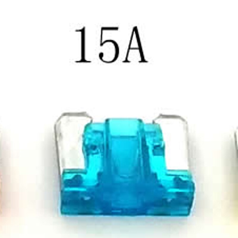 10pcs 5A 7.5A 10A 15A 20A 25A 30A Micro Car Fuses For Ford Fox Mondeo Dodge Jeep: Blue