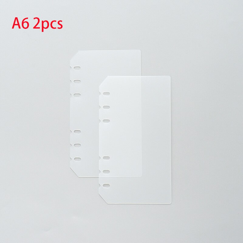 4Pcs 112 Gaten Reparatie Losse Blad Papier Sticker, Bindmiddel Gat Ringen Reparatie Stickers. Herstellen Gat: A6 dividers 2pcs