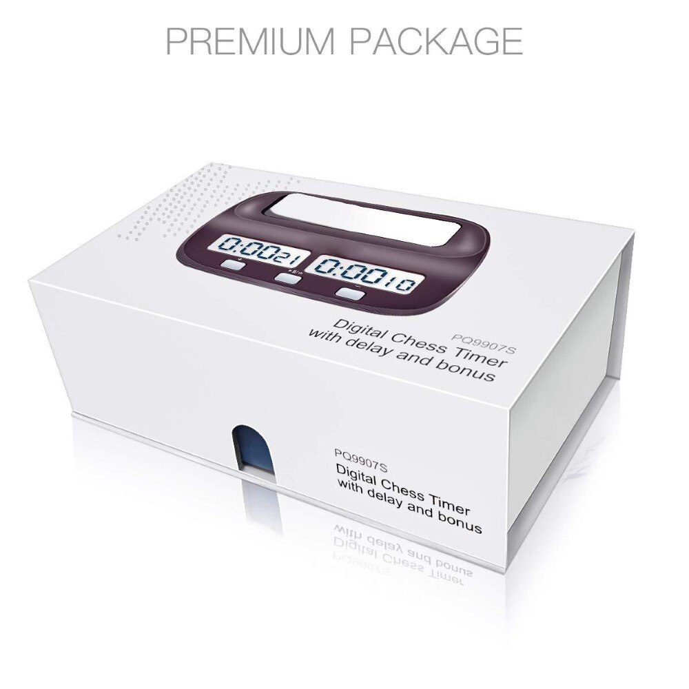 LEAP Digital Chess Clock Count Up Down Timer Sports Electronic Chess Clock I-GO Competition Board Game Chess Watch