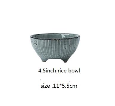 Japanse Stijl Keramische Uniek Ontworpen Kleine Gebeitst Rijstkom: rice bowl