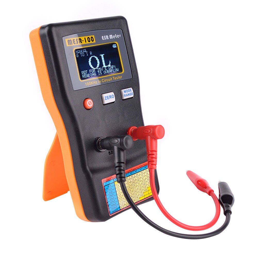 Mesr 100 Capaciteit Meter Meetinstrumenten Interne Weerstand Tester Digitale Universele Multimeter Multifunctionele Hoge Nauwkeurigheid