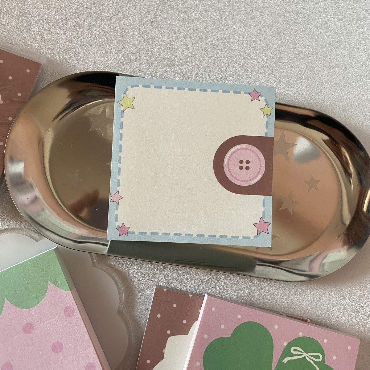 Sticky notes, cute sticky note pads, kawaii sticky notes , 50 sheets/pad: Yellow