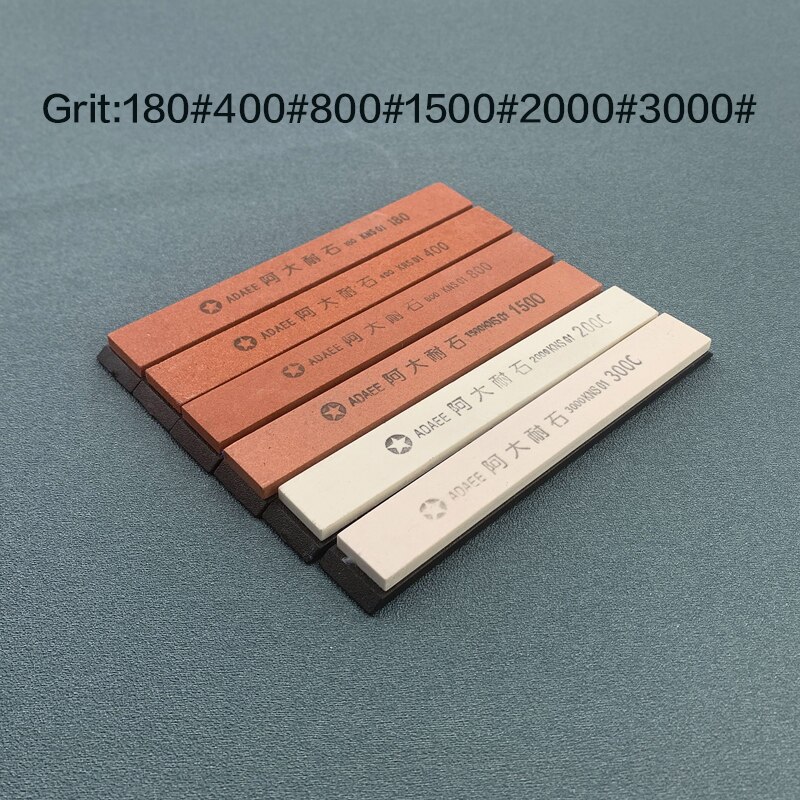 Professionele Keuken Mes Slijpsteen Gadget Slijpen Tool 180 #400 #800 #1500 #2000 #3000 # slijpsteen Slijper: 6 stone