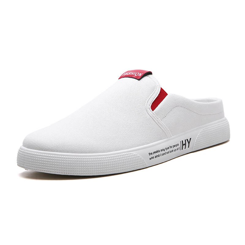 Keine-Unterhose Orthopädische kippen-Flops Höer ErhöHenne Männer Schuhe Luxus Tennis Skateboard Sandalen Für freundlicher Hausschuhe Winter Tennis: Weiß rot / 6,5