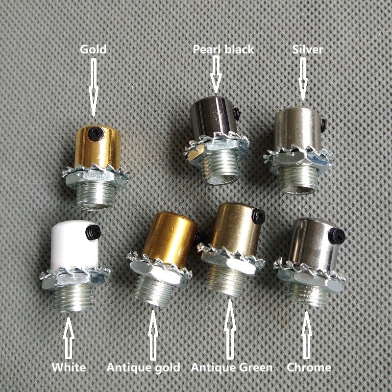 10pcs/ lot, D12*H13mm M10 threaded wire lock metal cable grips Cable Glands Connectors with M4 screw cable strain relief