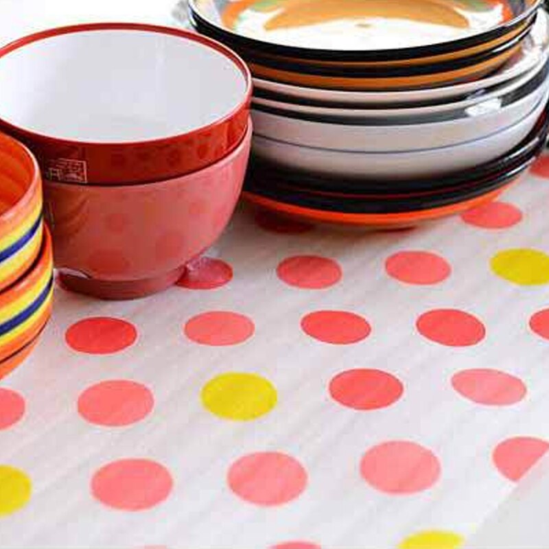 Alfombrilla de papel para cajón de armario, estera impresa, impermeable, para cocina, para zapatos, multicolor