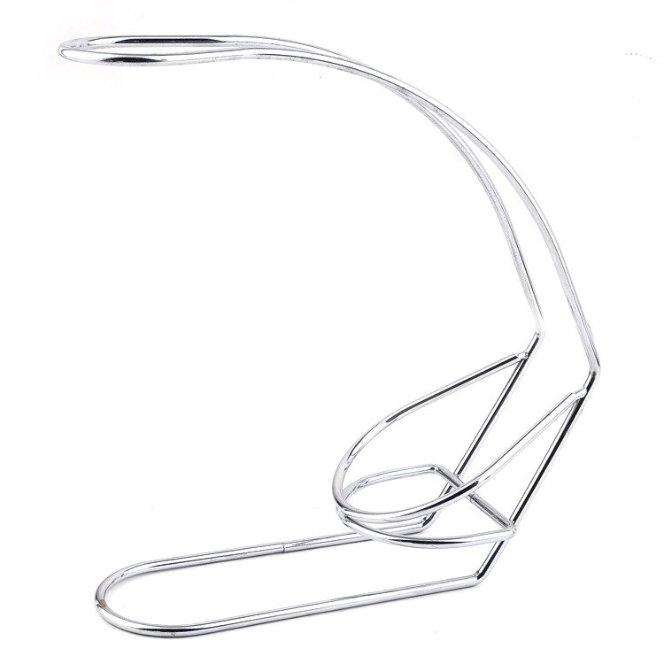 1PC Stainless Steel Simple Wine Rack Wine Bottle Holder Barware Storage Organizer Display Rack Home Bar Pub Decor Bottle Keeper