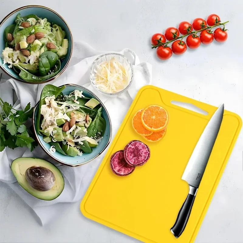 Silicone Cutting Board Moisture-proof Kitchen Chopping Boards Non-Slip Cutting Mat for Meat and Vegetable Dishwasher Safe