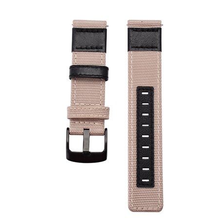 Bracelet de montre en nylon pour huami Amazfit GTR 47mm pour Xiaomi Amazfit rythme Stratos 3 2 2S bracelet pour garmin vivoactive 4: khaki