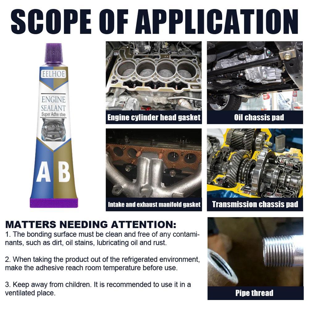 90g Car Engine Strong Adhesive Glue High Temperature Sealant For RTV Fastening Glue For Car Motor Gap Seal Repair Tools
