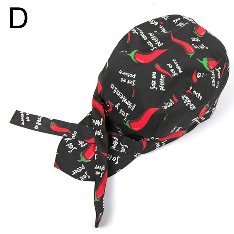 Hotel Chef Hats Turban Kitchen Working Caps Classic Korean Japanese Style Baotou Hat For Women Men Work Beanies Hats: D