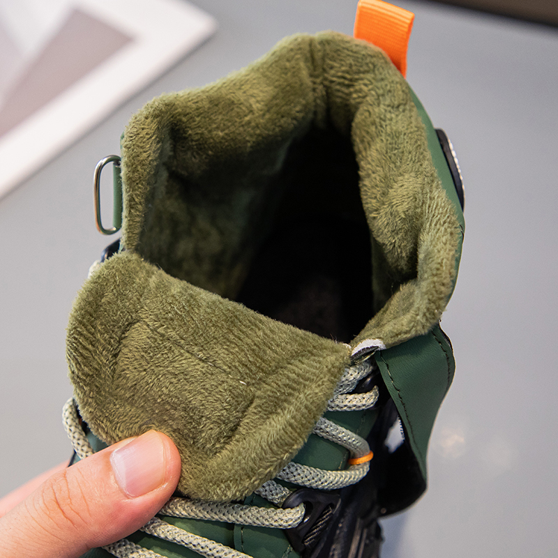 freundlicher Turnschuhe Anti-rutsch Verschleiß-beständig Wanderschuhe für freundlicher Jungen Winter draussen Sport Schuhe Warme Baumwolle Schnee Stiefel für Art