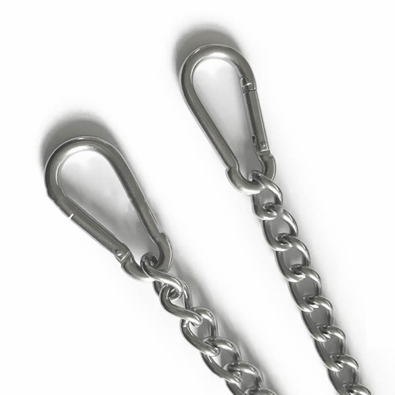 Kraftig hängstol i rostfritt stål kedja rep sandsäck antenn yoga hängmatta gunga hängande kontakt gunghängare kit