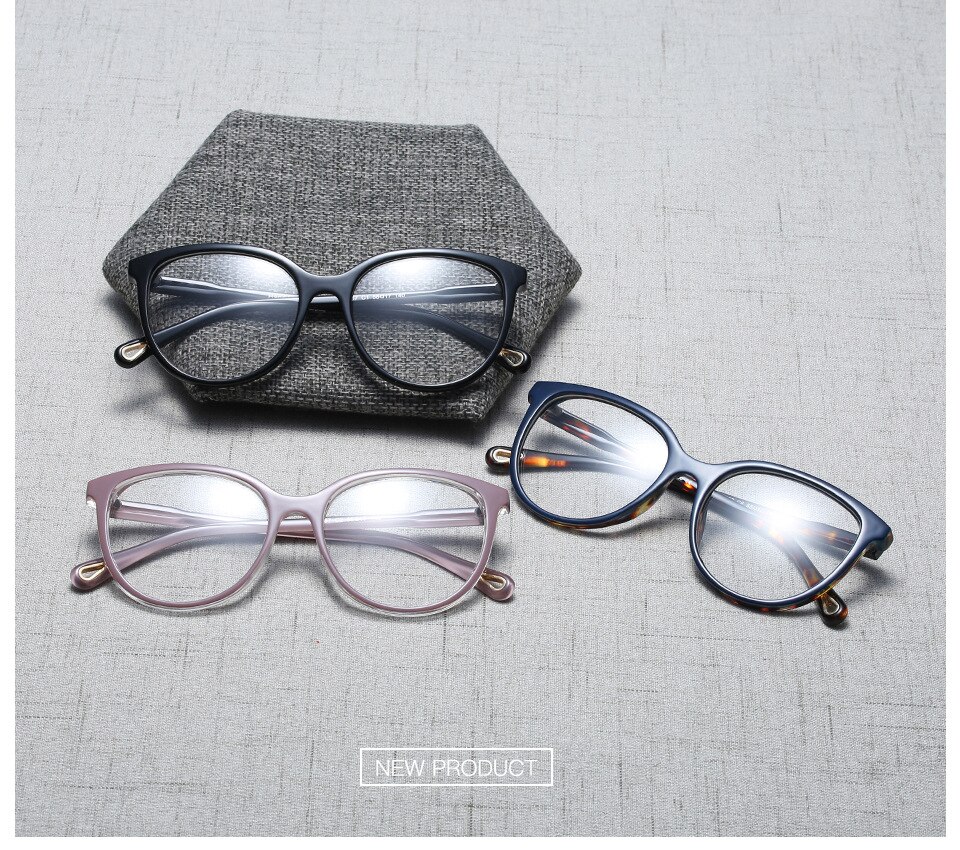 Marc retro stel briller klare briller kvinder gennemsigtige oversized optiske katte briller stel brille mænd 95157