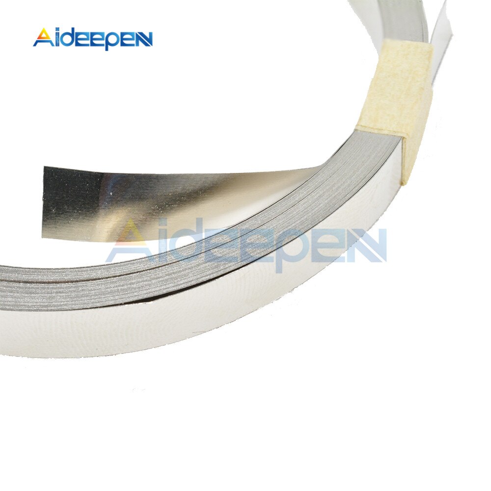 1 Roll 10m 18650 Li-ion Battery Nickel Sheet Plate Nickel Plated Steel Belt Strip Connector spot welding machine Battery welders