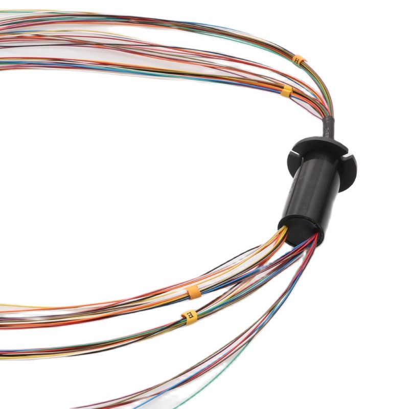 1PC 2/4/6/8/12/18/24/36 Channels Wires Capsule Slip Ring 1-2A Slipring 8.5/12.5/15.5/22mm Mini Rotary Conductiv Joint Connectors