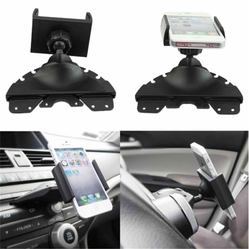 Universal Car Mount Holder stand support car phone holder CD Player Slot Cradle for Smartphone Mobile Phone