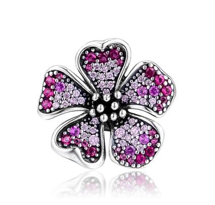 CKK Misura I Braccialetti Pandora Elefante Pendenti e Ciondoli Sterling Argento 925 Originale per la Produzione di Gioielli di Fascino Joyas kralen: Blu