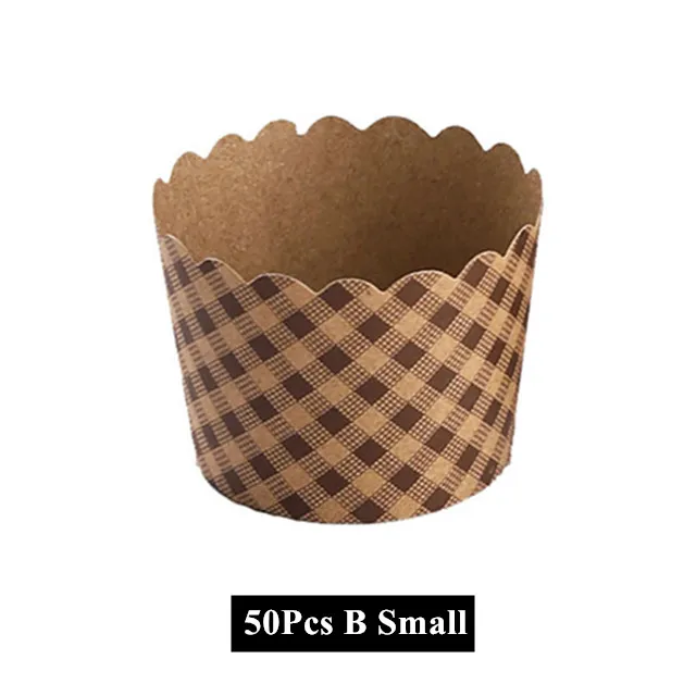 50 Uds. De vasos de papel para magdalenas, envoltorios para hornear pasteles, suministros para fiestas de panadería, molde para pastel de boda, revestimientos para magdalenas y magdalenas, suministros para hornear: Azul cielo