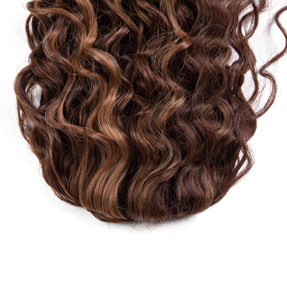 Curly Ponytail Hair Extension 34 Inch Highlight Ginger Orange Colored Drawstring Ponytail Natural Afro Kinky Curly Clip In Wigs