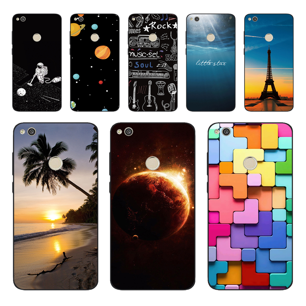 P 5.2 tuuman huawei  p8 lite -kotelo pehmeä silikoninen  p9 lite tpu -pehmeä takakansi huawei honor 8 lite -kotelo