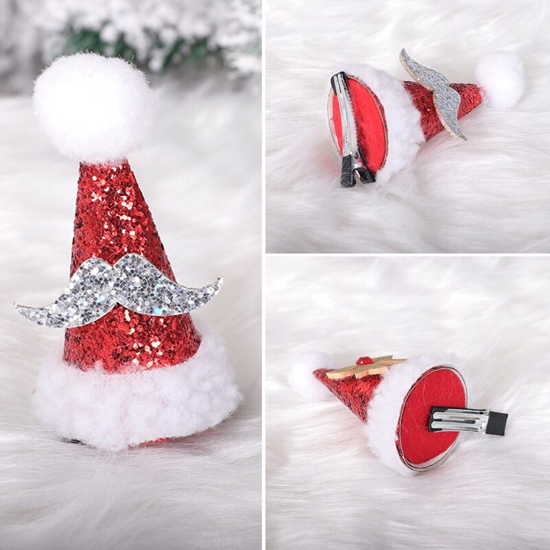 Kerst Leuke Kerst Hoed Haarspeld Volwassen Kinderen Haarspeld Dames Levert Kerstmuts Sneeuwvlok Boog Haar Accessoires