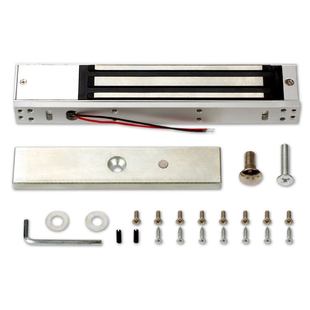 280kg 600lbs Holding Force 1door electronic magnetic lock For Wooden Glass Metal Door Fire Proof Electromagnetic lock