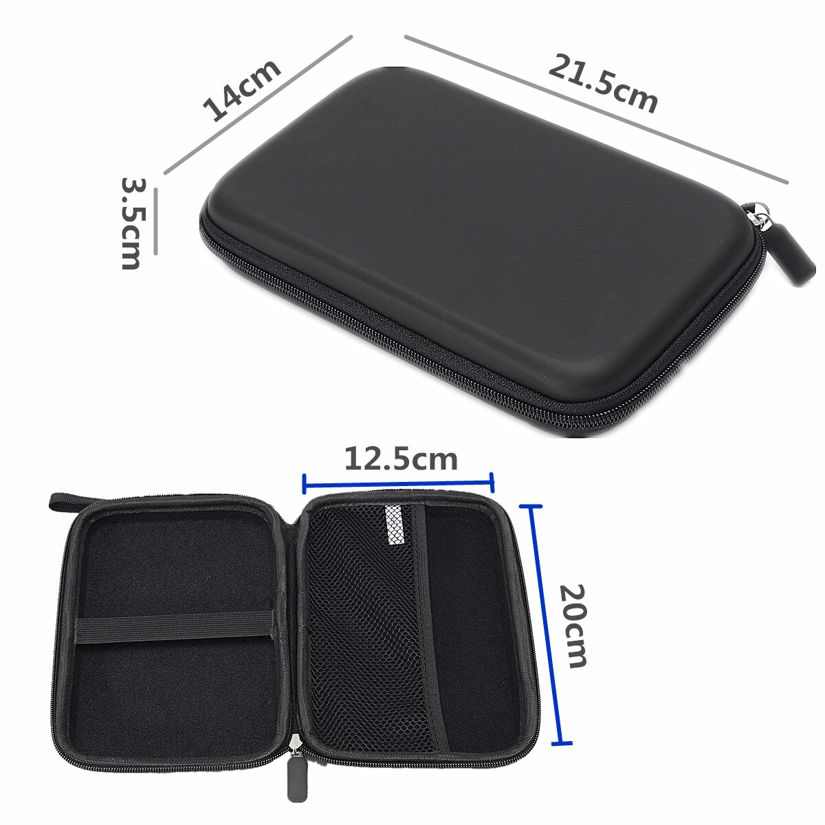 7 Inch Waterproof Hard PU Leather GPS Holder Bag GPS Carry Bags Case Cover Pouch Sat Nav Navigation Gps Bag with Strap