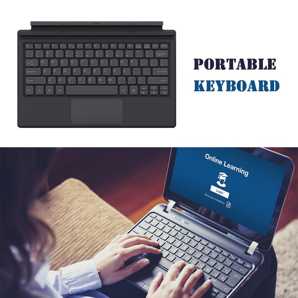 Draagbare Tablet Toetsenbord Magnetische Draadloze Toetsenbord Voor Chuwi Ubook 11.6 Inch