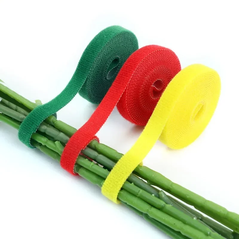 10 Rotoli = 20M Fascette per piante in nylon riutilizzabili Fascette per supporto Viti d'uva Nastro di fissaggio per fascette autoadesive Forniture da giardino