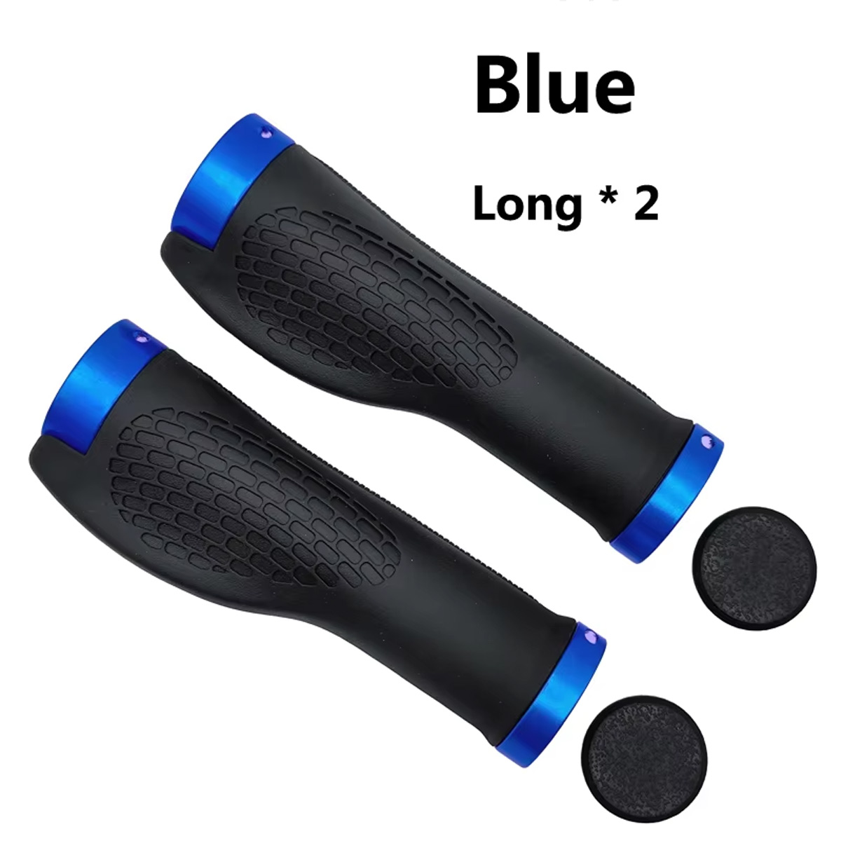 Protector de manillar de bicicleta antideslizante y a prueba de golpes, ergonómico, adecuado para equipos de ciclismo de montaña y carretera, 2 uds.: Rojo