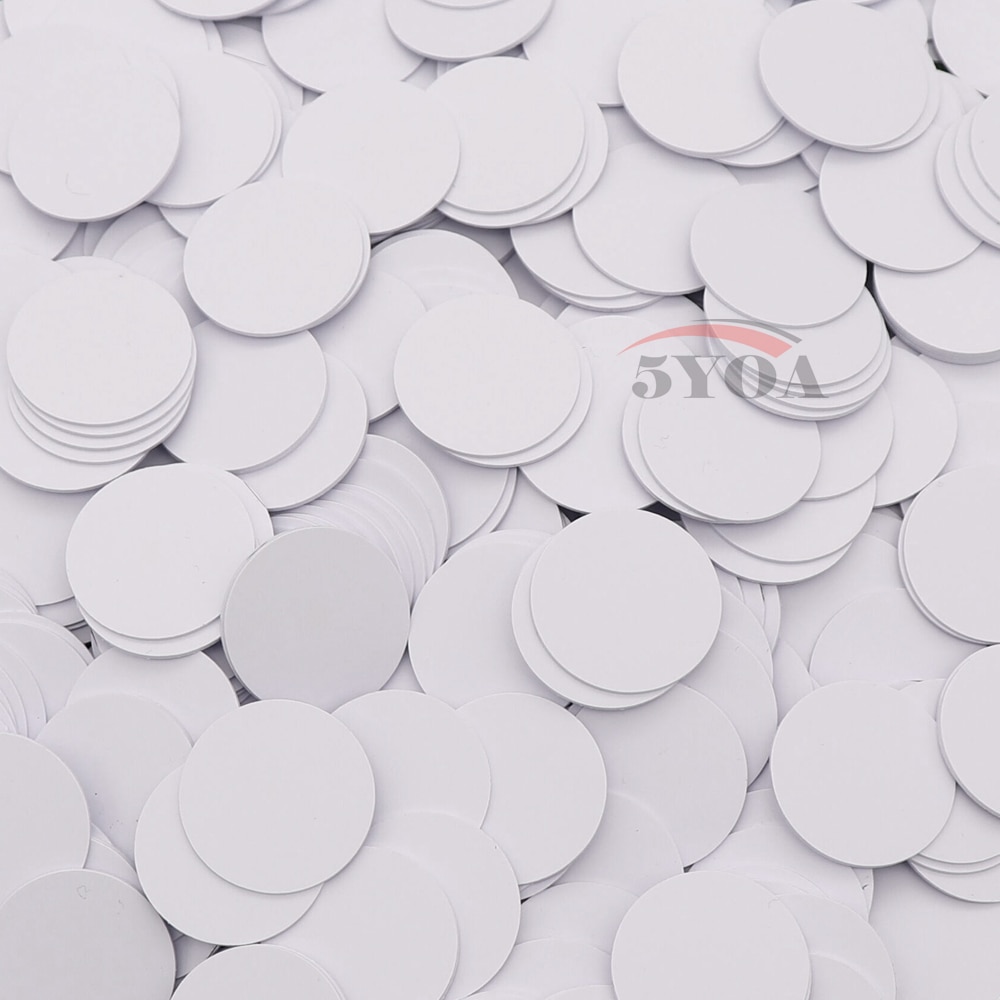 Etiquetas de llave NFC NFC215, etiqueta Universal de llavero, etiqueta RFID, Mini Etiqueta De Teléfono NFC, 10 unids/lote