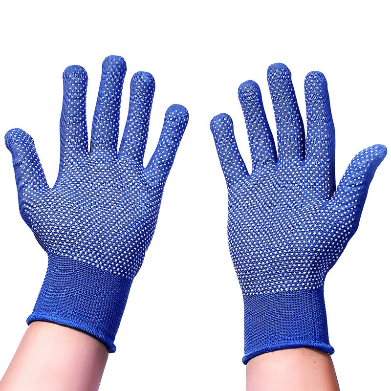 1Pair Hair Straightener Perm Curling Hairdressing Heat Resistant Finger Glove Hair Styling Tools Heatproof Protective Gloves: Clear