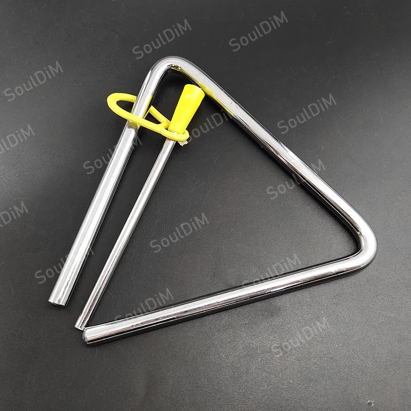 Orff triangular de 5/6/8/10 pulgadas, banda de instrumentos musicales, banda de percusión, Triangolo Musical educativo para niños