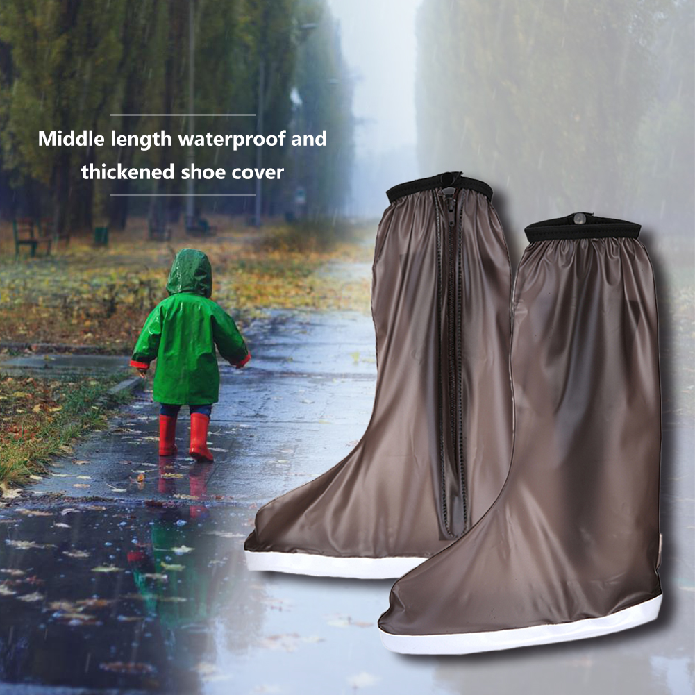 Outdoor Rain Shoes Boots Covers Waterproof Slip-resistant Overshoes Galoshes Travel for Men Women Kids