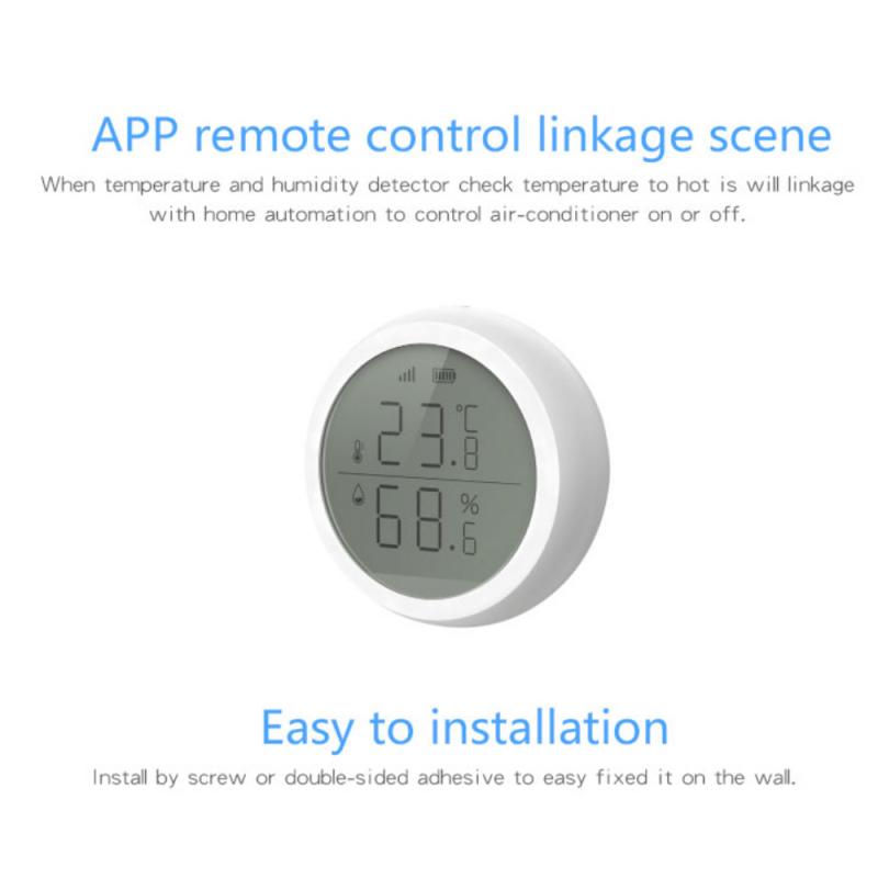 EWelink Smart Home EWelink Temperature And Humidity Sensor Zigbee Temperature And Humidity Detector Mobbile Phone Monitoring