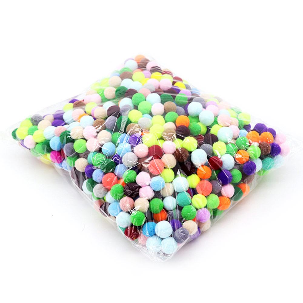Gör-det-själv handgjorda leksaker 1/1.5cm student hantverk 100 st hem leksak gör-det-själv blandade färg sammet tvinnad stav 100 pack barn