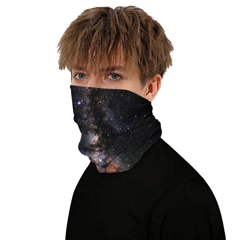 Ademende sjaal voor buiten, bedrukking, bescherming tegen de zon, fiets, gezichtsbedekking, bandana, sjaal, masker: 8