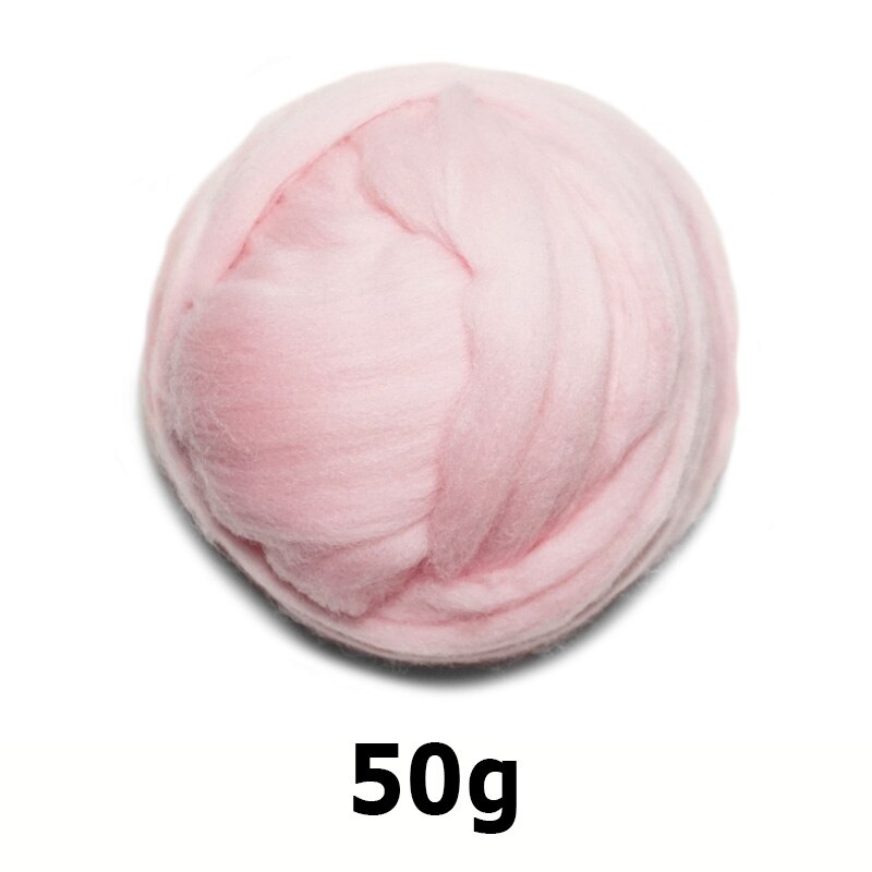 handmade Wool Felt for felting 50g Skin Perfect in Needle Felt 25#: 50g