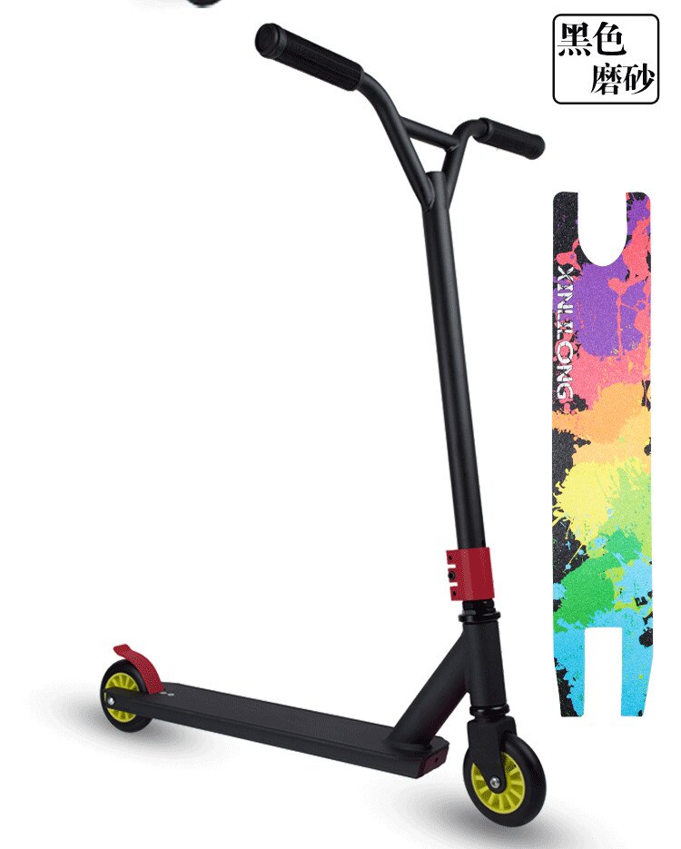 extrem Rolle Kunststück Roller Zwei-rädern gehen schick konkurrenzfähiger Kunststück extrem Rolle professionelle Rolle: schwarz