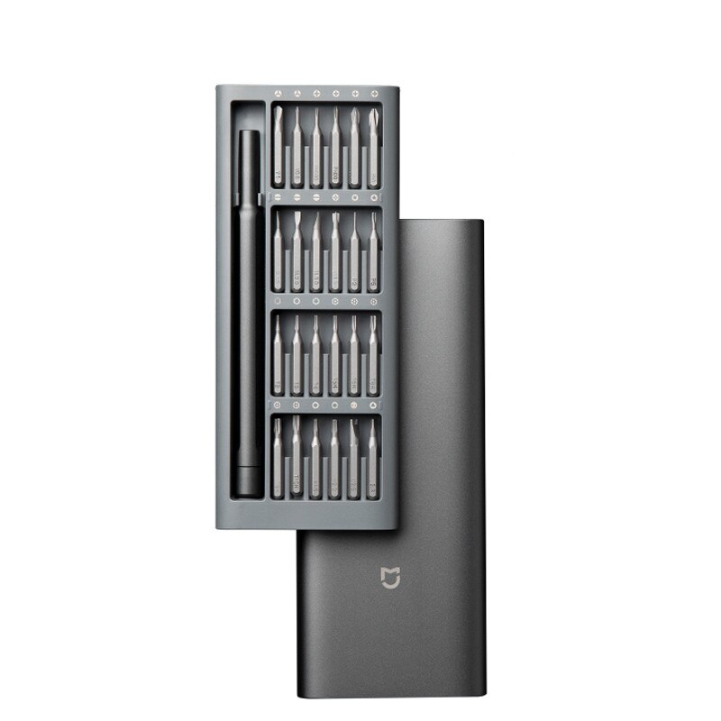 neue Original Xiaomi Täglichen Gebrauch Schraubendreher Bausatz 24 Präzision Magnetische Bits Alluminum Kasten DIY Schraube Fahrer einstellen Für Clever hause: Screwdriver Kit