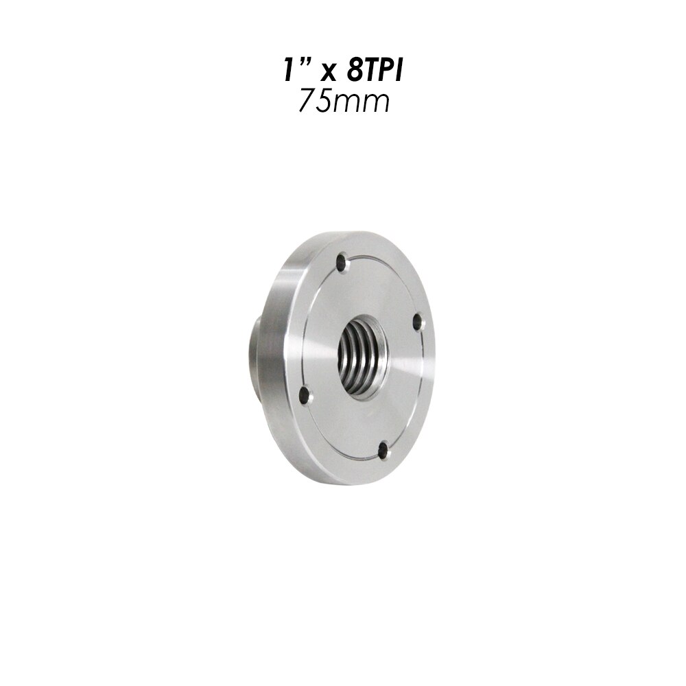 Wood Lathe Chuck Face Plate M33 x3.5mm 1" /8TPI M18 -2.5mm Thread Flange Faceplate Woodworking Turning Tools Accessories: 75mm 1inchX8TPI