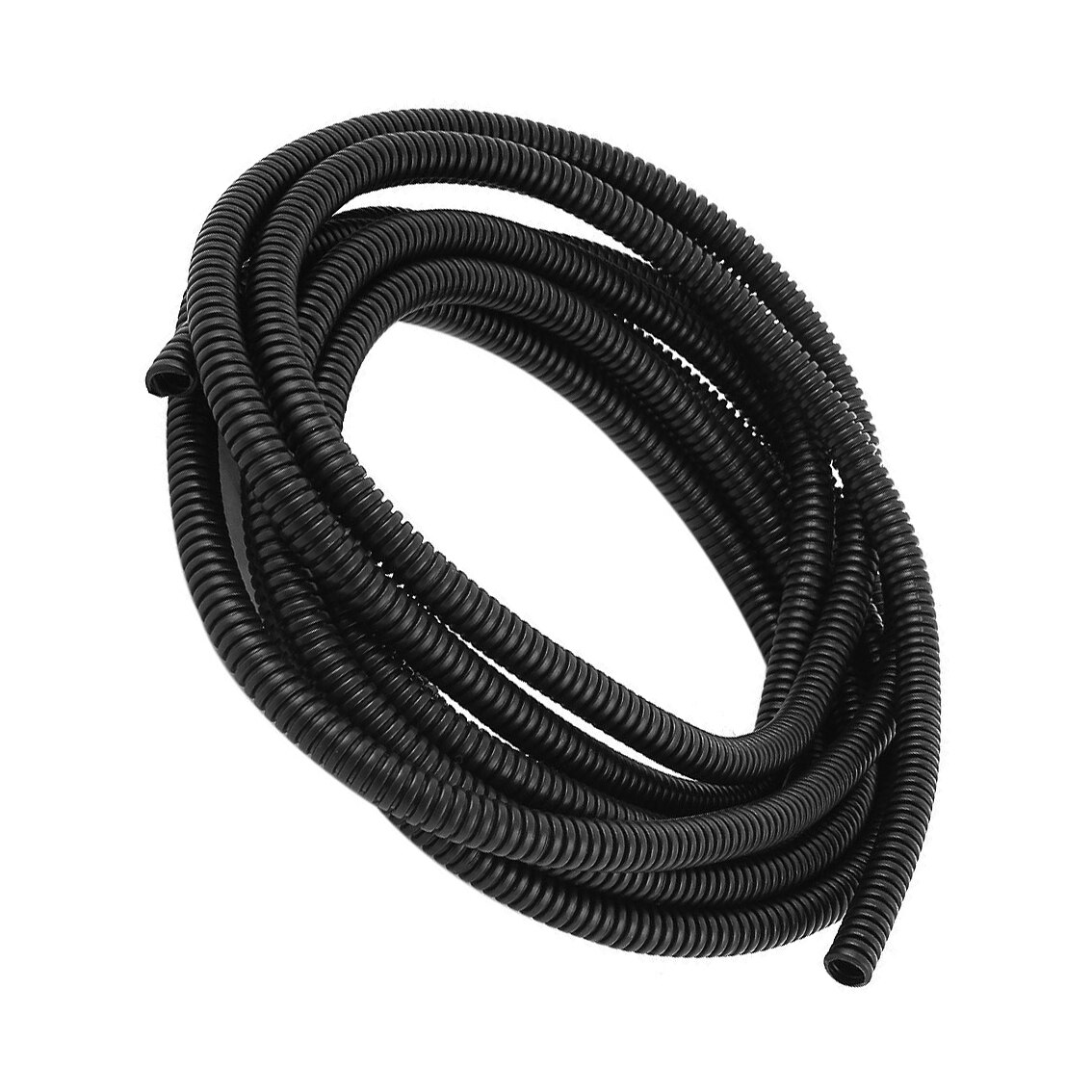 CNIM 4.5M Length 10mm OD Black Automotive Wire Harness Corrugated Tube