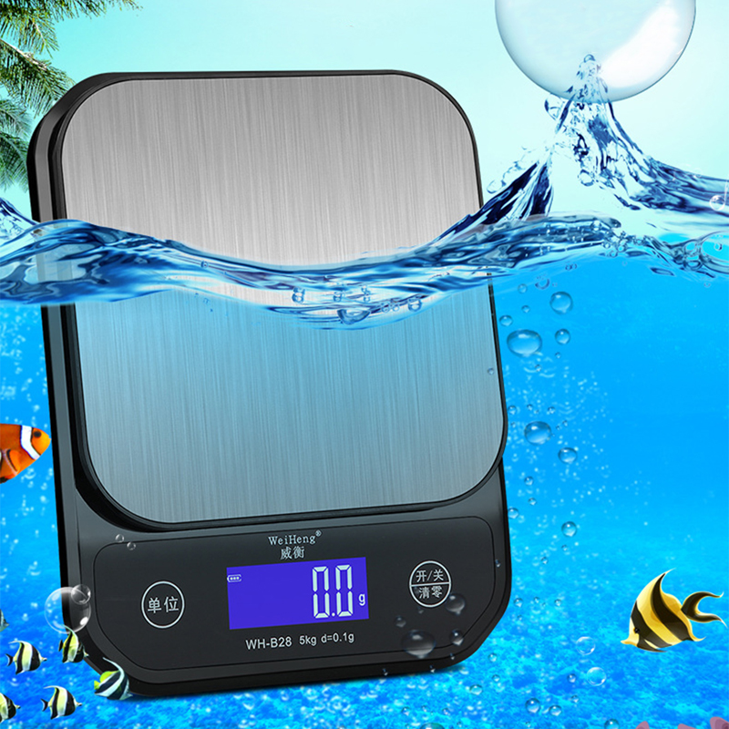 Balance de cuisine numérique étanche IP67, en acier inoxydable, pour régime alimentaire, 10kg/1g 5kg/0.1g, chargeur USB