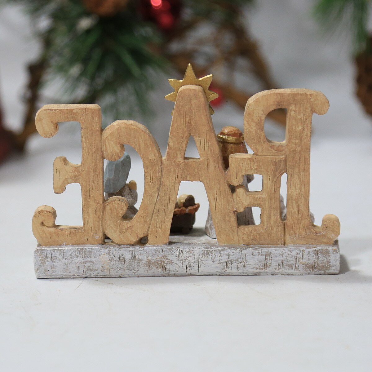 HOMEDEK Jesus Statue Set - Auferstehungsszene Mit Krippenfiguren Zum Basteln