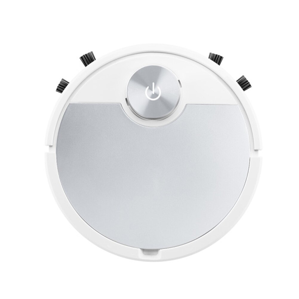 USB Charging Smart Robot Vacuum Cleaner Home Mobile Phone APP Remote Control Automatic Dust Removal Cleaning Sweeper: Silver