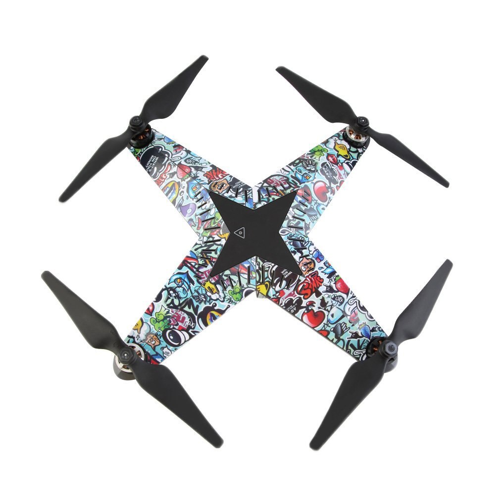 Adesivo decalcomania in PVC graffiti per XIRO Xplorer Copter conchiglia telecomando design squisito durevole splendido