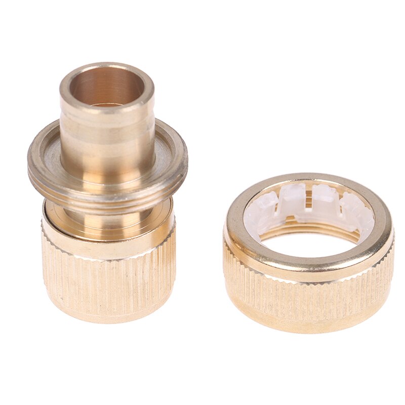 1PCS Garden tap Brass 3/4 hose Quick Connector Garden Irrigation 25mm hose Connector Pure copper Adapter