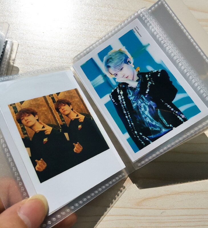 Album Photo Scrapbooking Accordéon 5 Pouces - 34 Pages, 68 Photos Format 8x5 Cm, Avec Autocollants Coins